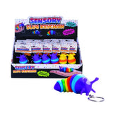 Keychain - Sensory Slug (Set of 24 Assorted)