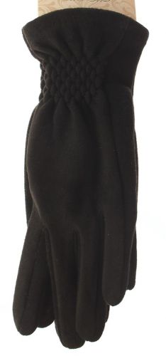 Imitation Suede Glove - Black