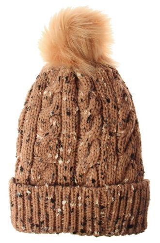 Textured Beanie Fleece Lining - Pink