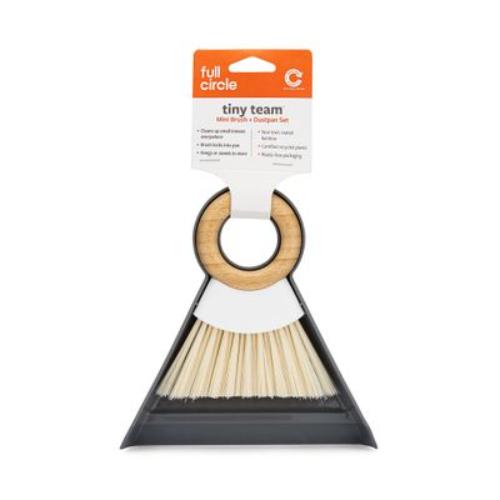 TinyTeam-Mini-DustpanBrush-Whte-FC14608W