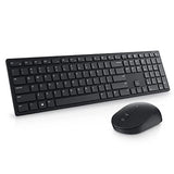 Dell KM5221W Wireless Keyboard and Mouse Combo - Ergonomic, Durable, Long Battery Life Black