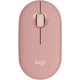 Logitech Pebble Mouse 2 M350s - Wireless Optical Mouse in Tonal Rose - Eco-Friendly Design