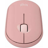 Logitech Pebble Mouse 2 M350s - Wireless Optical Mouse in Tonal Rose - Eco-Friendly Design