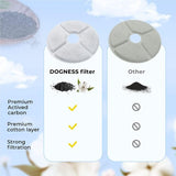 Dogness D07 D08 D09 Fountain Filters - 3 Pack - Premium Activated Charcoal Water Filters