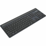 EcoSmart Wireless Keyboard - Targus DefenceGuard Bluetooth, Solar-Powered, Antimicrobial - Black