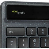 EcoSmart Wireless Keyboard - Targus DefenceGuard Bluetooth, Solar-Powered, Antimicrobial - Black