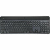 EcoSmart Wireless Keyboard - Targus DefenceGuard Bluetooth, Solar-Powered, Antimicrobial - Black