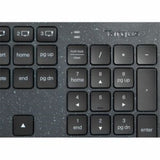 EcoSmart Wireless Keyboard - Targus DefenceGuard Bluetooth, Solar-Powered, Antimicrobial - Black