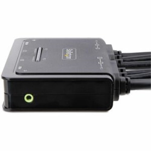 2-Port Dual-Monitor KVM Switchbox for HDMI & USB-A - 4K Support, Easy Control, Compatible with Windows, macOS, and Linux