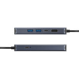 Targus HyperDrive USB Hub with 6 Type-C ports, 4K support, 10 Gbps transfer speed, ideal for Mac, PC, and ChromeOS users.