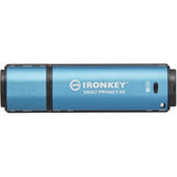 Secure Kingston IronKey Vault Privacy 50 8GB Flash Drive - AES-256 Hardware Encryption