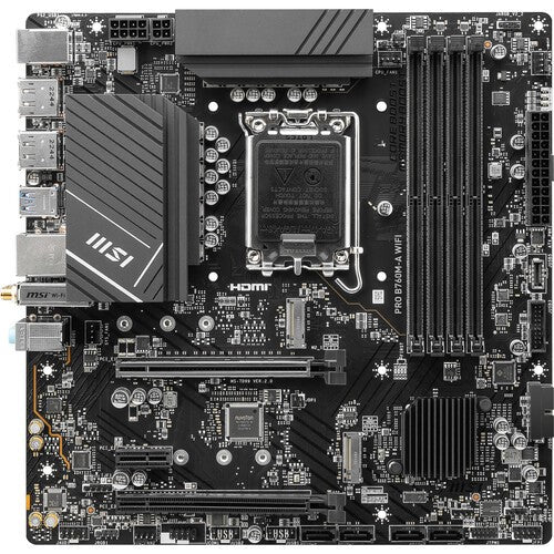 Gaming Desktop Motherboard - MSI PRO B760M-A WIFI