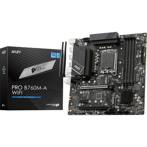 Gaming Desktop Motherboard - MSI PRO B760M-A WIFI