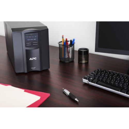 APC Smart-UPS 1000VA LCD 230V with SmartConnect offers reliable power protection and features a user-friendly LCD interface.