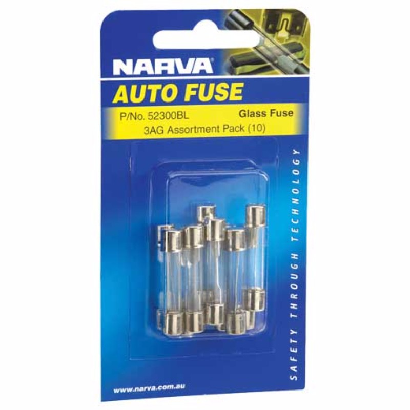 Narva - Glass Fuse Assortment Pk10