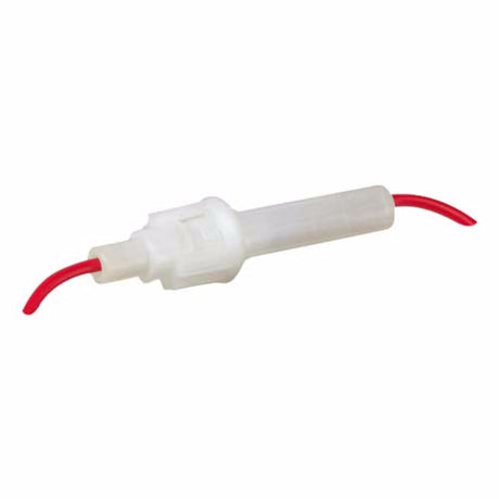 Narva Inline Glass Fuse Holder with 10amp fuse, designed for reliable automotive circuit protection and easy fuse replacements.