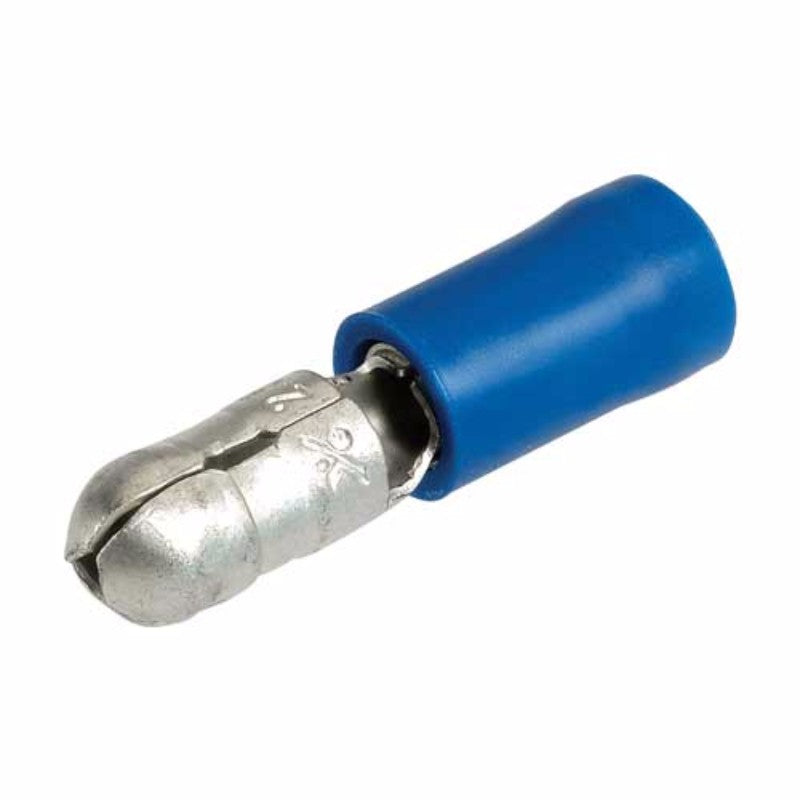 Narva - MALE BULLET TERMINAL BLUE 5mm PK14