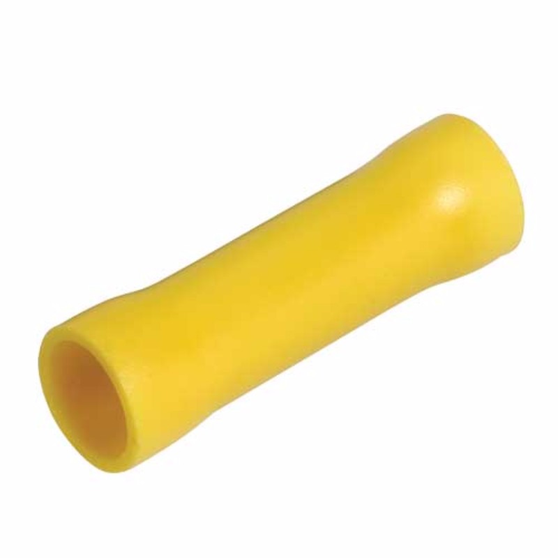 Pack of 8 Narva yellow cable joiners for 5-6mm wires, ensuring secure and reliable electrical connections.