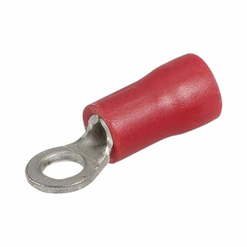 Narva - Terminal Ring Red 3mm (Pack of 25)