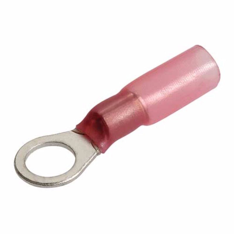 Narva - H/Shrink Ring Term Red 5mm Pack of 50
