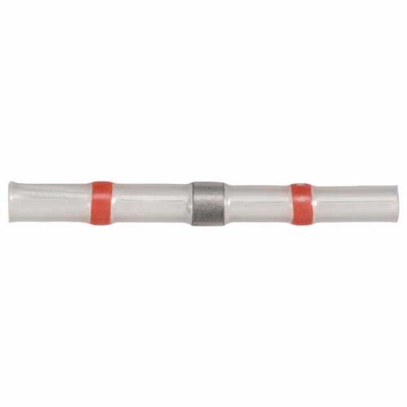 Pack of 5 Narva Solder Splice connectors for 1.5-2.5mm wires, featuring heat shrink and waterproofing for reliable joints.