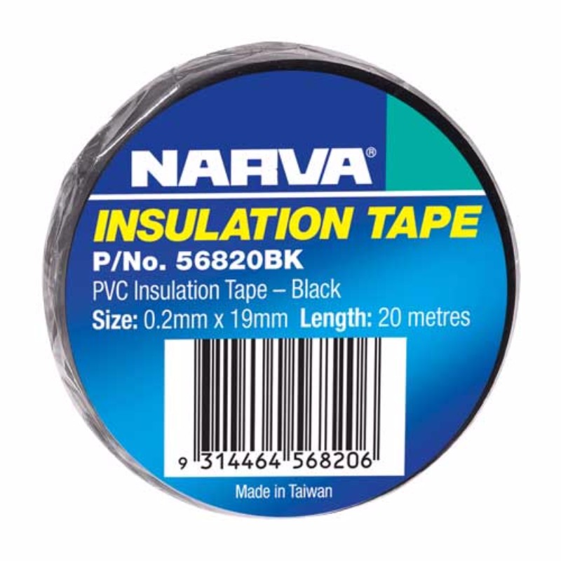 Narva - PVC INSULATION TAPE BLACK 19mm X 20M