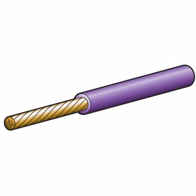 Narva - Cable Sgle 4mm Violet 100m