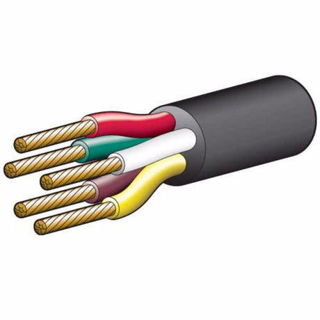 Narva 30M 5-Core 2.5mm trailer cable with durable oxygen-free copper for heavy-duty electrical applications.