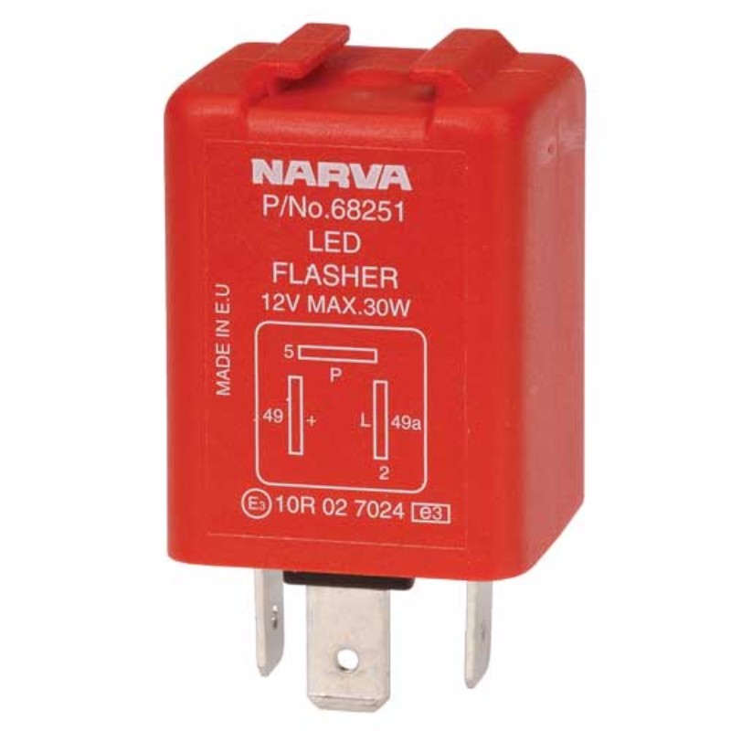 Narva - Flasher Elec 12v 3pin Led