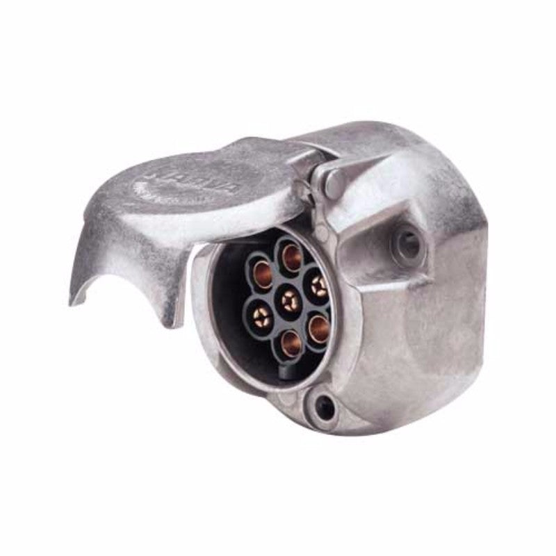 Narva - Large Round Metal Trailer Socket 7 Pin