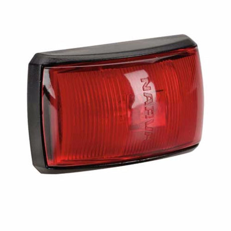 Red LED marker light suitable for 9-33v applications, compact and efficient illumination for vehicles.