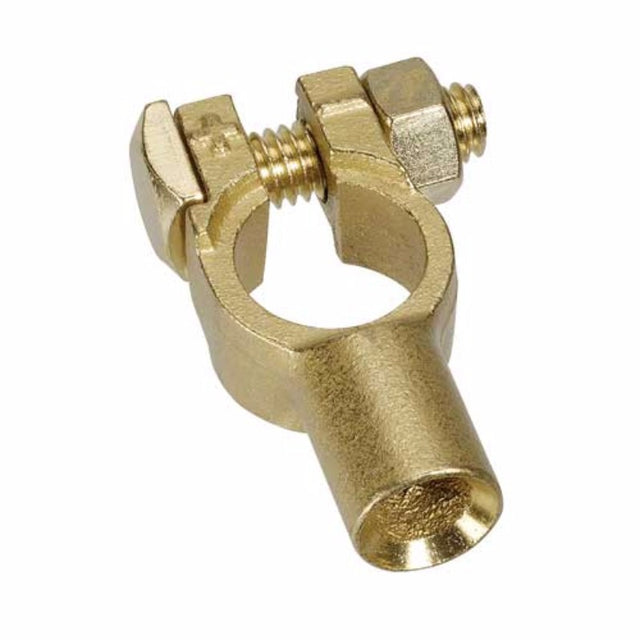 Pack of 10 Projecta Term Brass Crimp Ends for reliable electrical connections in automotive, marine, and industrial projects.