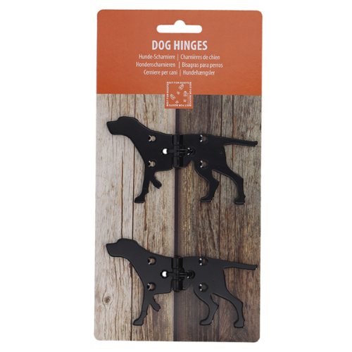Hinge - Dog 12 x 7cm (Set of 2 Assorted)