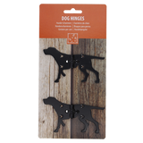 Hinge - Dog 12 x 7cm (Set of 2 Assorted)