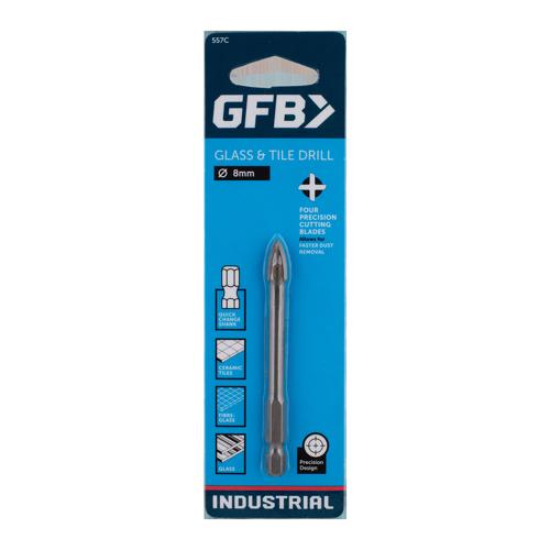 GFB 8mm Glass & Tile Drill Bit