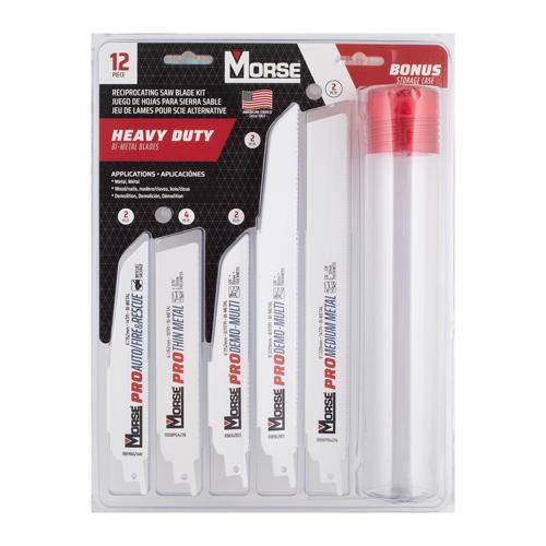 MORSE Heavy Duty Assorted Reciprocating Blade Kit