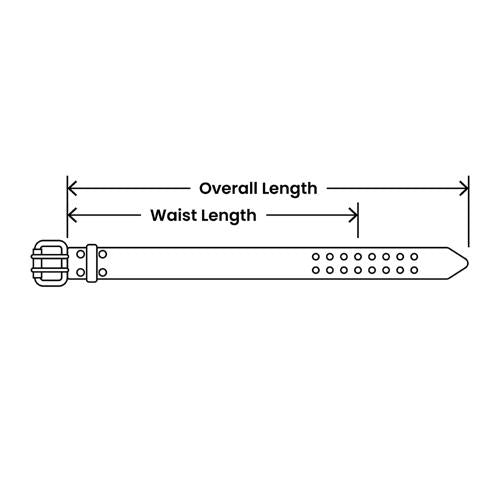 BUILDPRO 50mm Leather Work Belt (32")