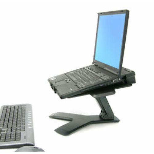 Ergotron Black Notebook/PROJ Lift Stand - Ergonomic Laptop Elevation and Dual Display