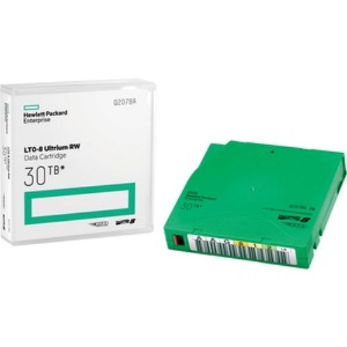 HPE LTO-8 Ultrium 30TB RW Data Cartridge - High Capacity Backup Tape, 12TB Native, 30TB Compressed