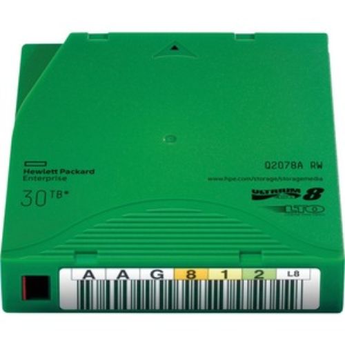 HPE LTO-8 Ultrium 30TB RW Data Cartridge - High Capacity Backup Tape, 12TB Native, 30TB Compressed