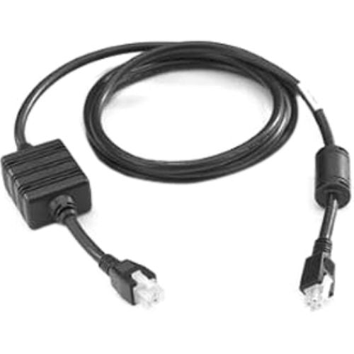 High-quality DC power cord for 4-slot charging cradles, ensuring reliable and efficient power supply for multiple devices.