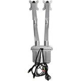 Dual Monitor Desk Mount Arm with USB/Audio Ports - Adjustable & Durable - Startech