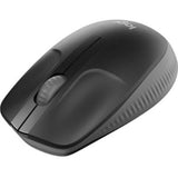 Logitech M190 Wireless Optical Mouse - Full-Size Charcoal Wireless Mouse with 18 Month Battery Life