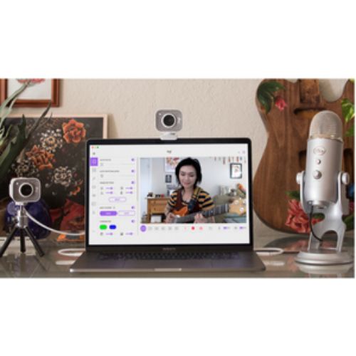 Logitech STREAMCAM Off White - Full HD 1080p Webcam for Streaming, Gaming & Content Creation