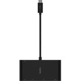 Belkin USB-C Multimedia + Charge Adapter - 5-in-1 Hub with 100W Power Delivery and 4K HDMI