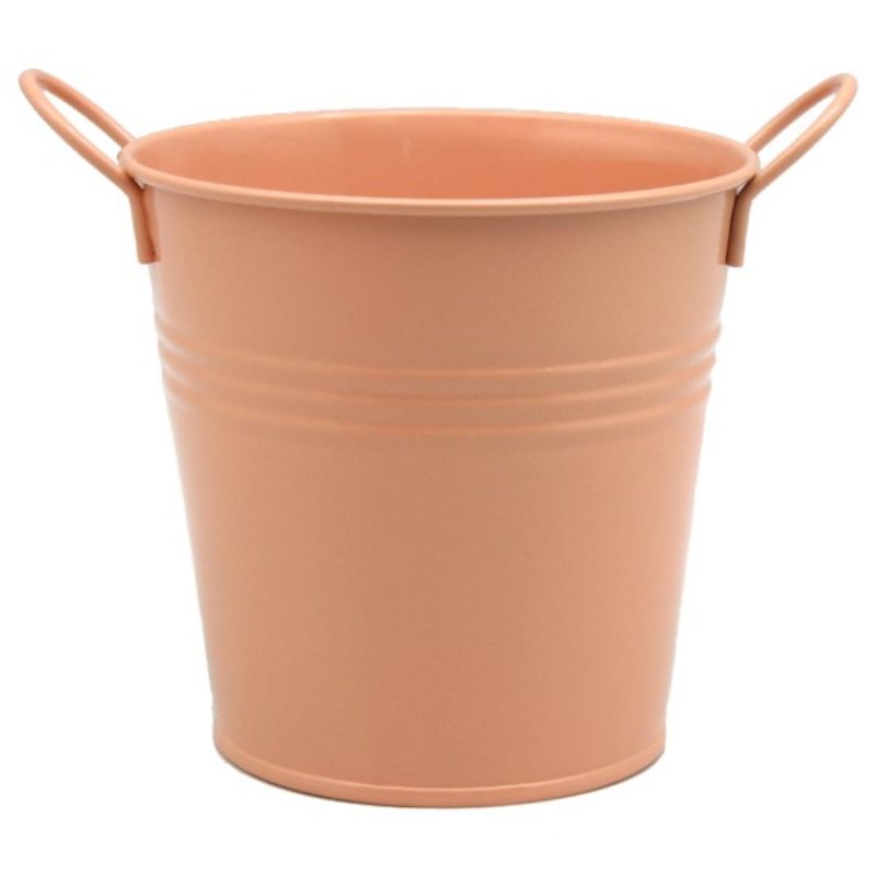 Metal Bucket - Apricot (10.8cm)