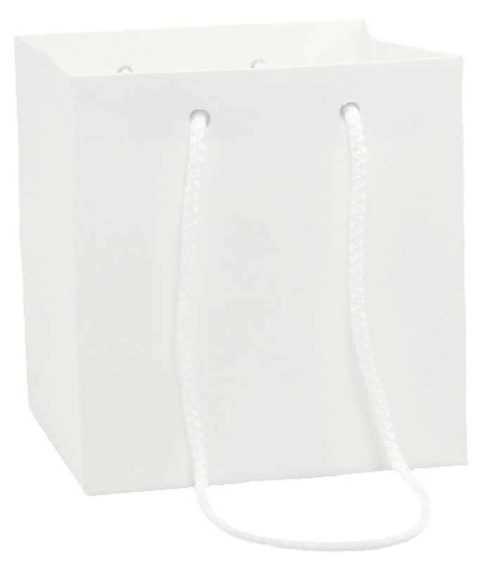 Paper Kraft Bag - White 20cm (Pack of 10)