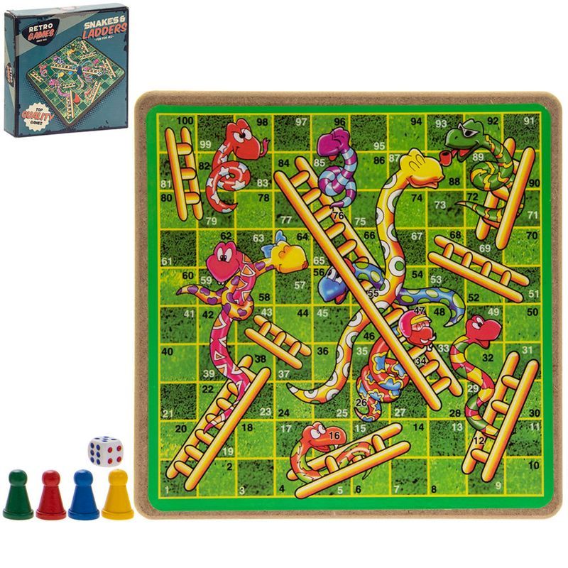 Snakes & Ladders - Retro 20cm (Set of 3)