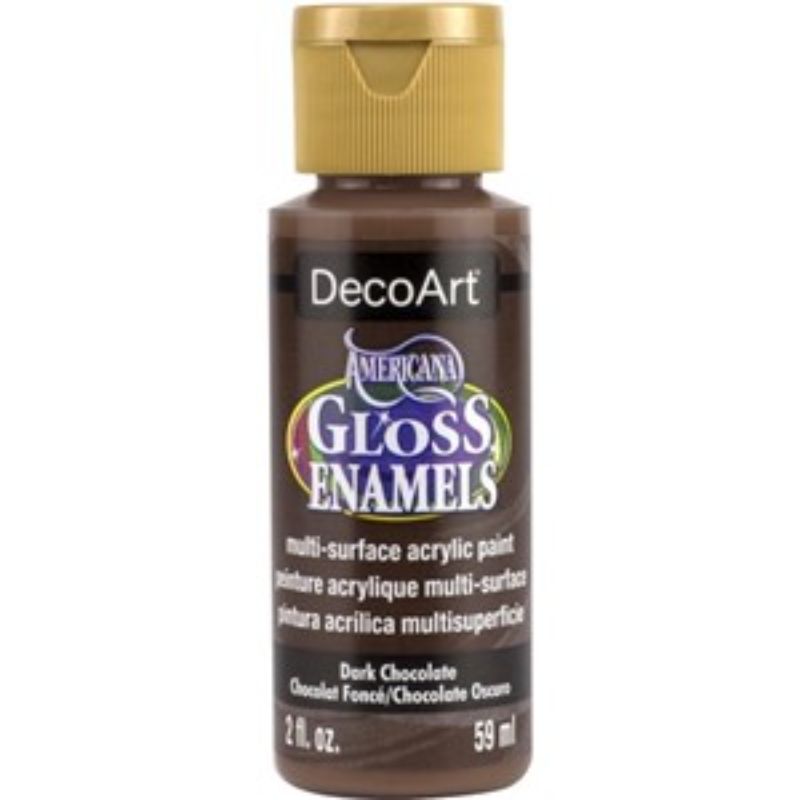 Americana Gloss Enamel 2oz Dark Chocolat