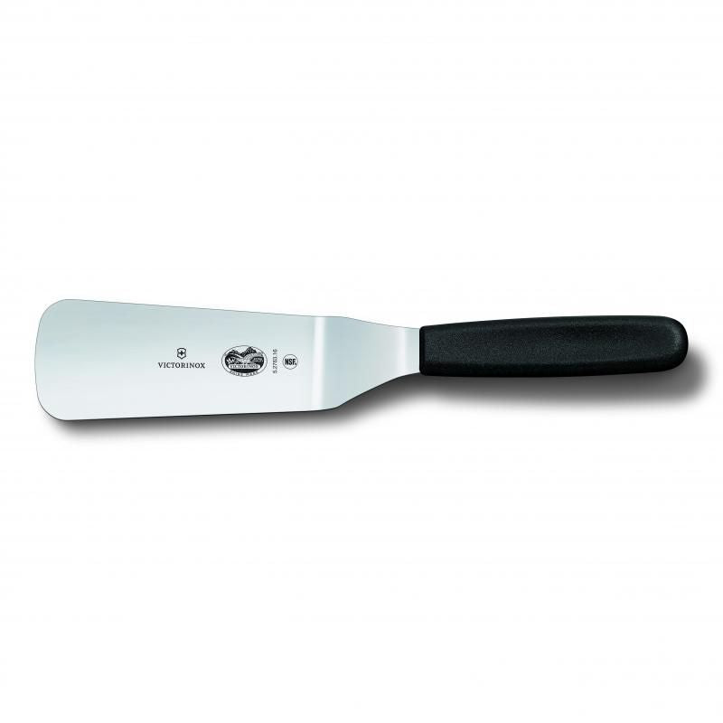 Victorinox Spatula 16cm Offset Shaped Blade | 12cm Spread Nylon | Black